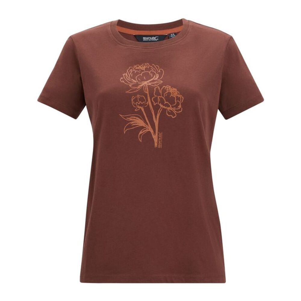 Regatta Womens/Ladies Filandra VX Peony T-Shirt / Dark Cherry